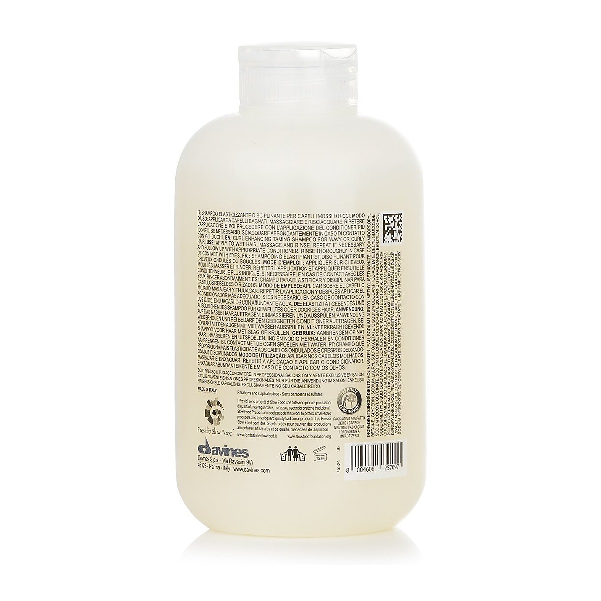 Davines Love Curl Shampoo (Lovely Curl Enhancing Taming Shampoo For Wavy or Curly Hair) 250ml/8.45oz