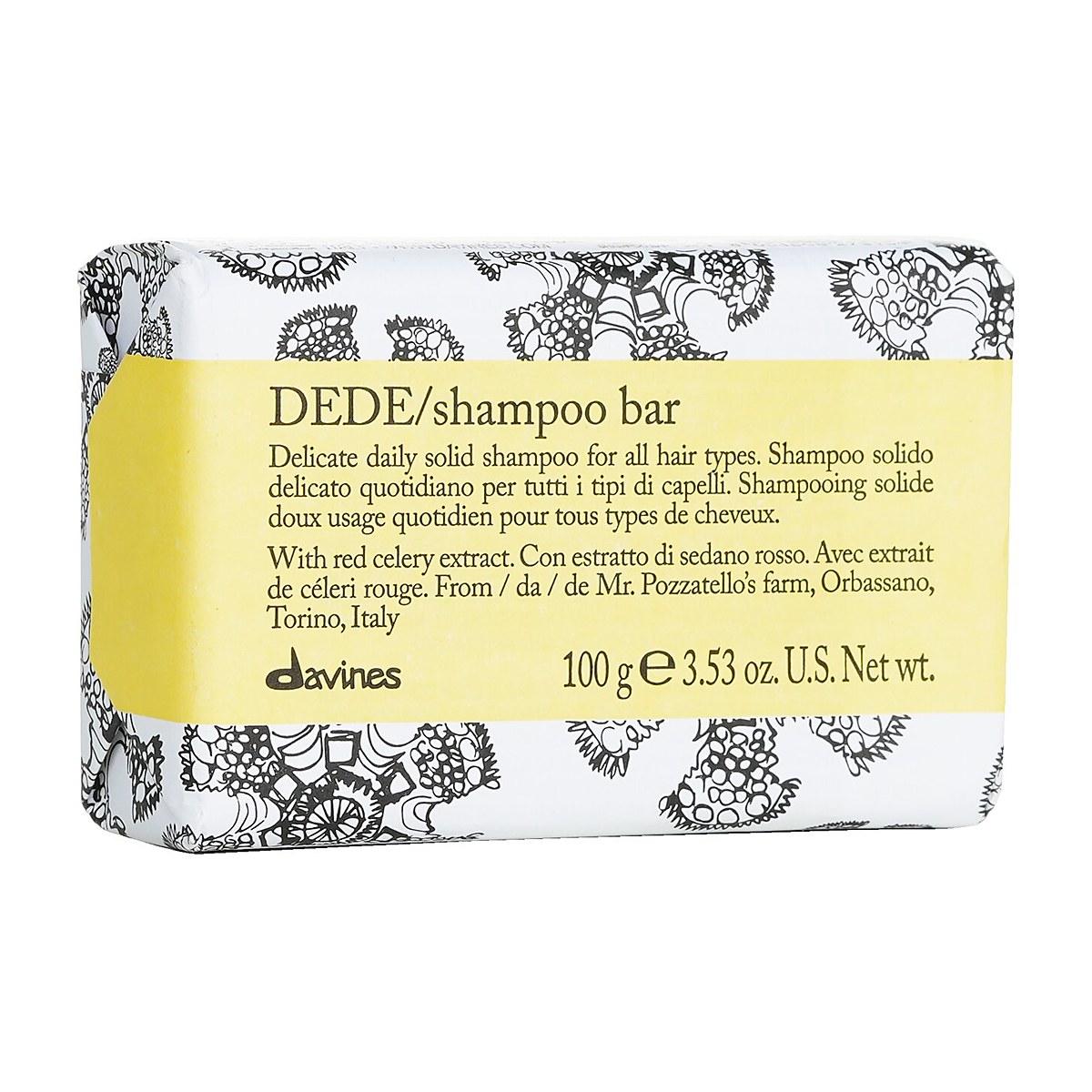 Davines Dede Shampoo Bar (For All Hair Types) 100g/3.53oz