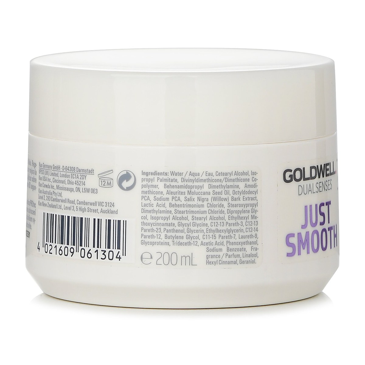 Goldwell Dual Senses Just Smooth 60SEC Treatment (Control For Unruly Hair) 200ml/6.7oz