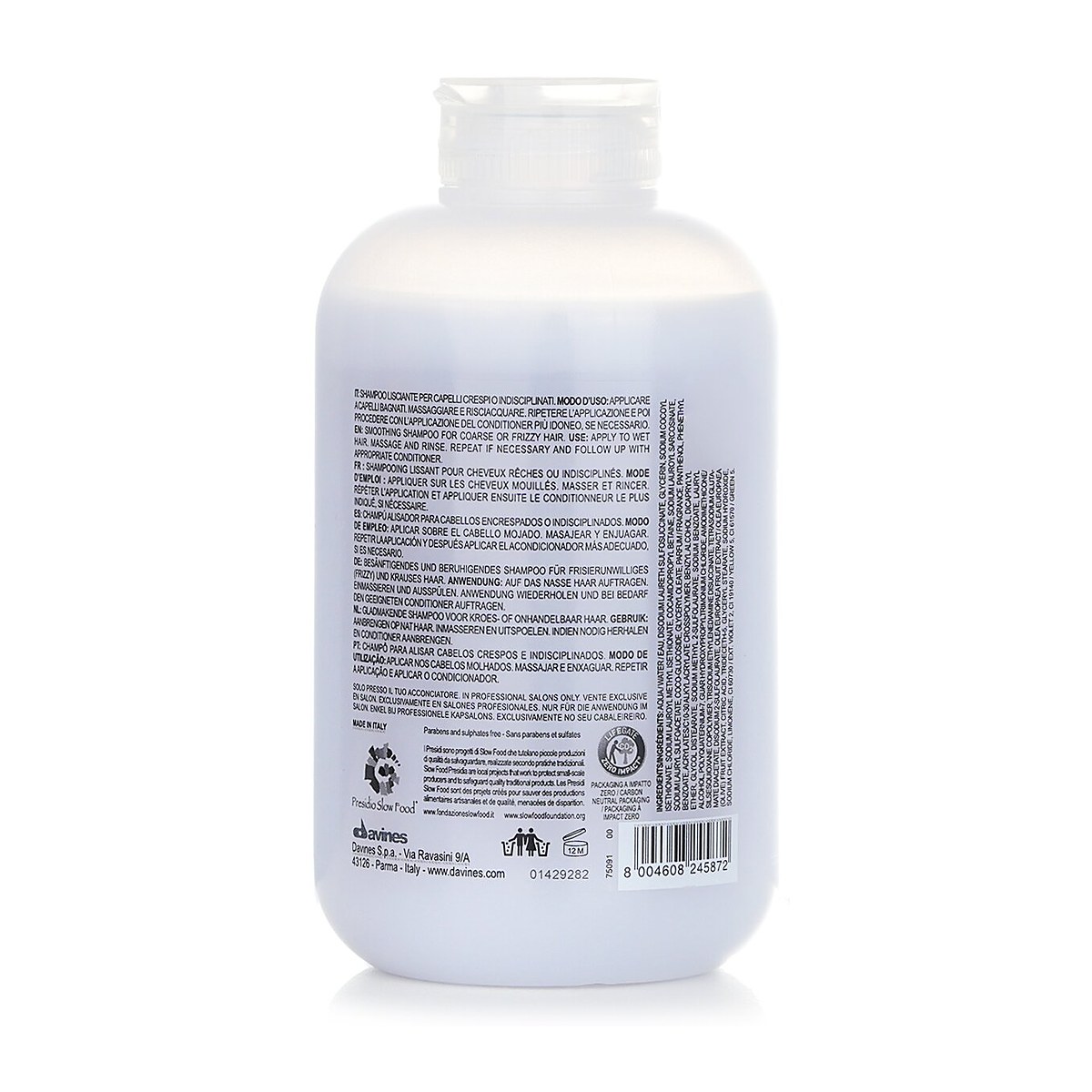 Davines Love Shampoo (Lovely Smoothing Shampoo For Coarse or Frizzy Hair) 250ml/8.45oz