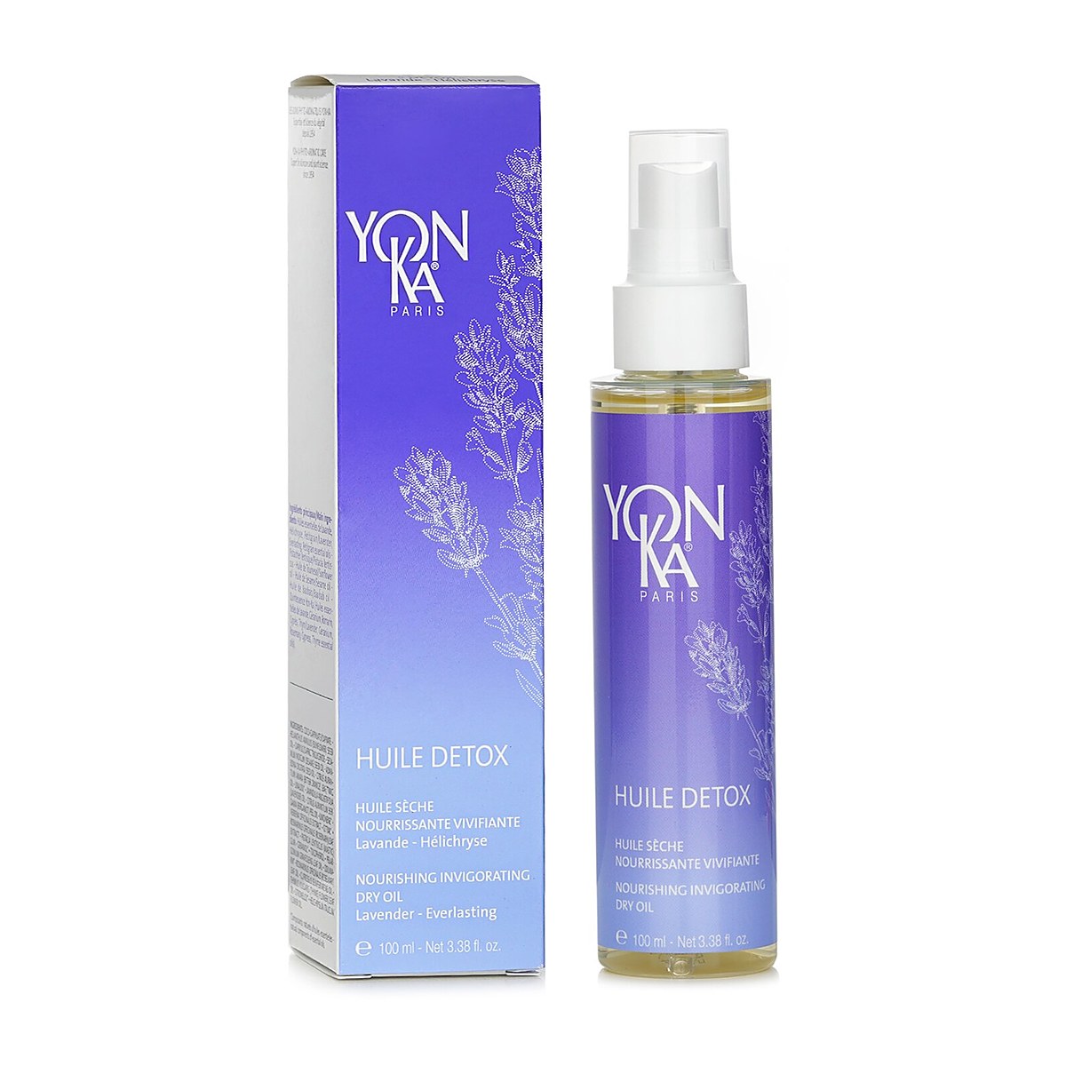 Yonka ユイルデトックス - 栄養と活力を与えるドライオイル 100ml/3.38oz