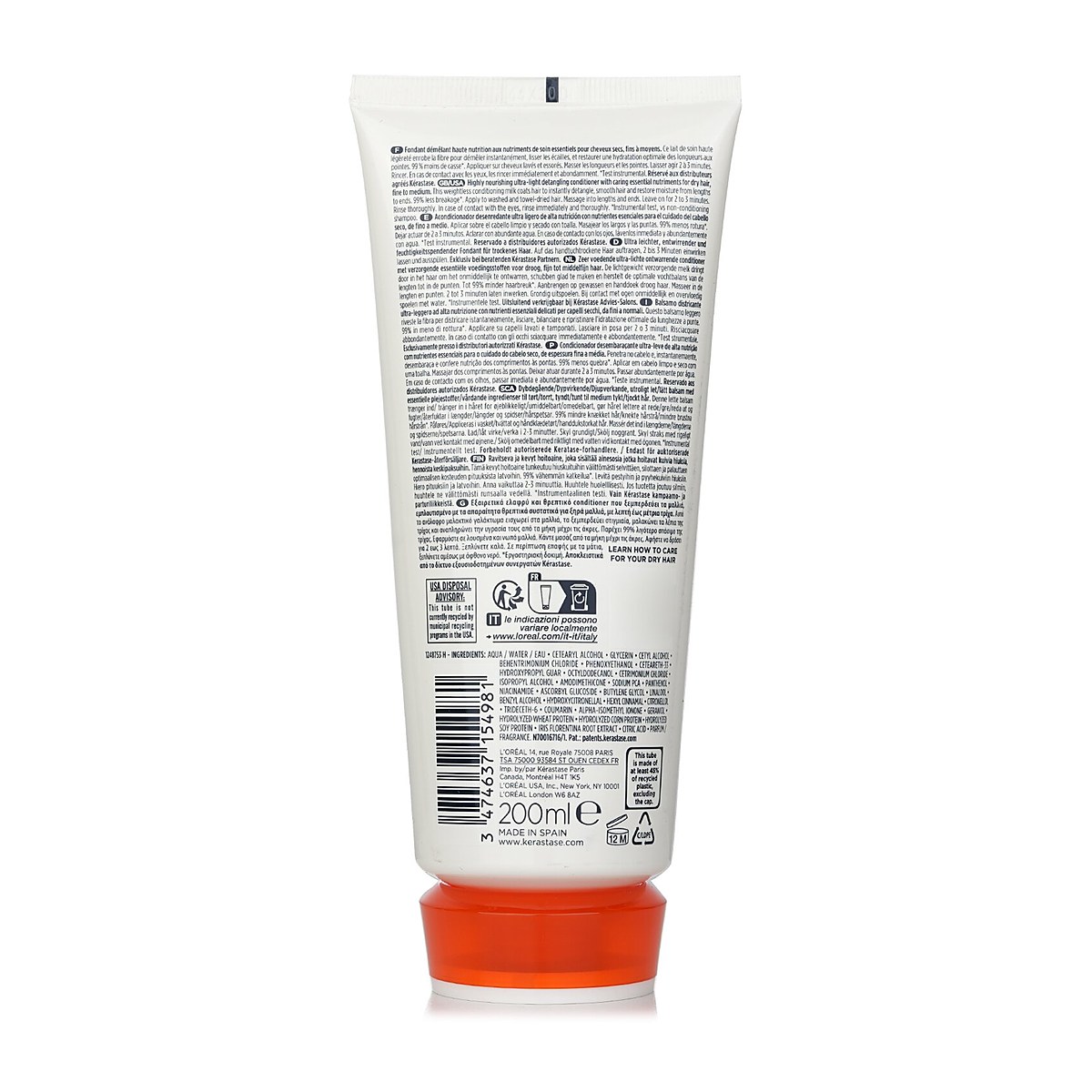 Kerastase Nutritive Lait Vital High Nutrition Ultra-Light Detangling Conditioner (Dry Hair, Fine to Medium) 200ml/6.8oz