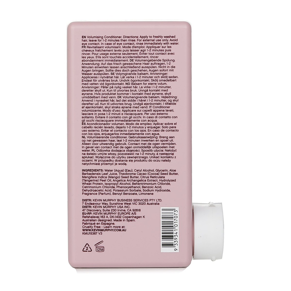 Kevin.Murphy Angel.Rinse (A Volumising Conditioner - For Fine, Dry or Coloured Hair) 250ml/8.4oz