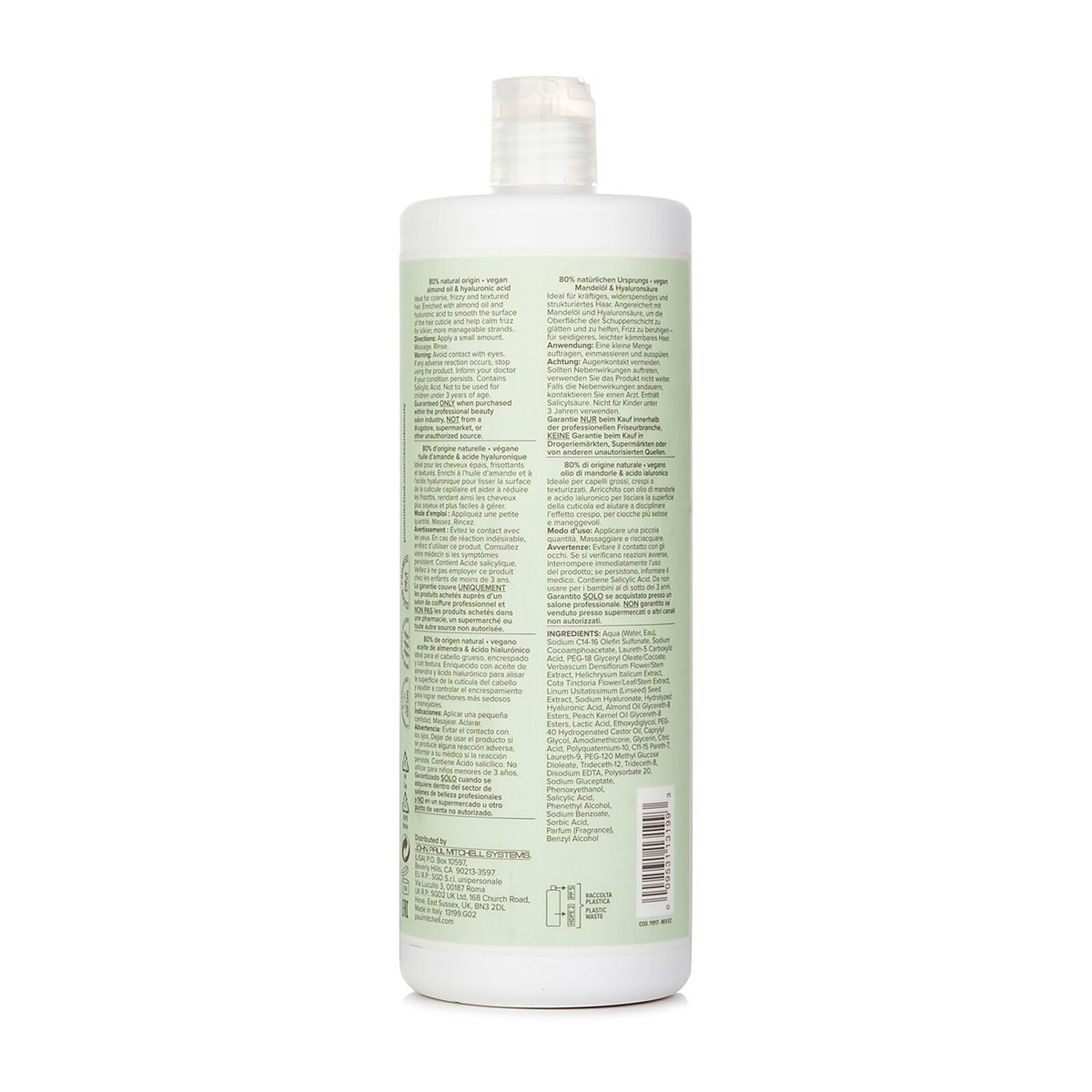 Paul Mitchell شامبو مضاد للتجعد Clean Beauty 1000ml/33.8oz