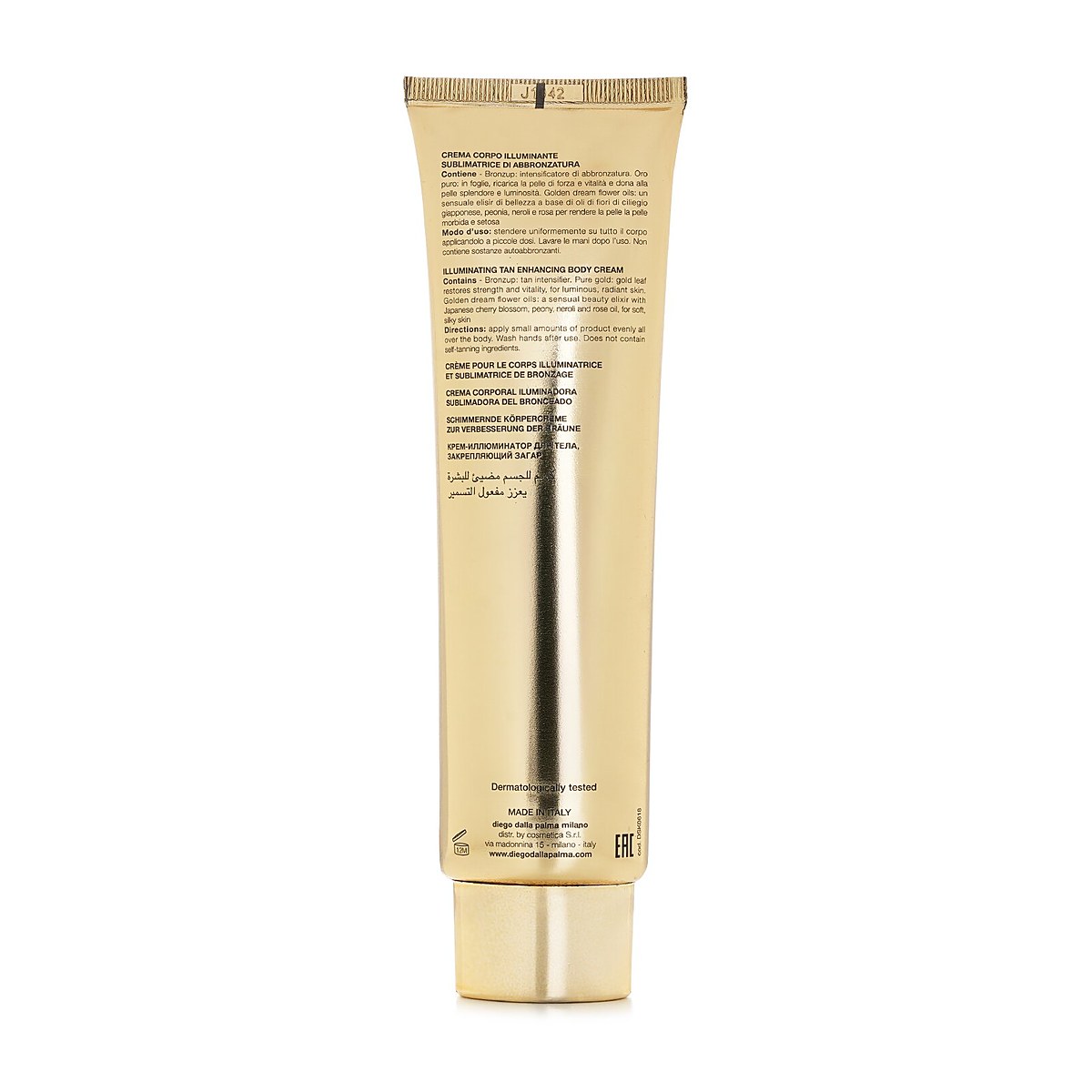 Diego Dalla Palma Milano Golden Sun Impulsador de Bronceado - Cuerpo 150ml/5.1oz