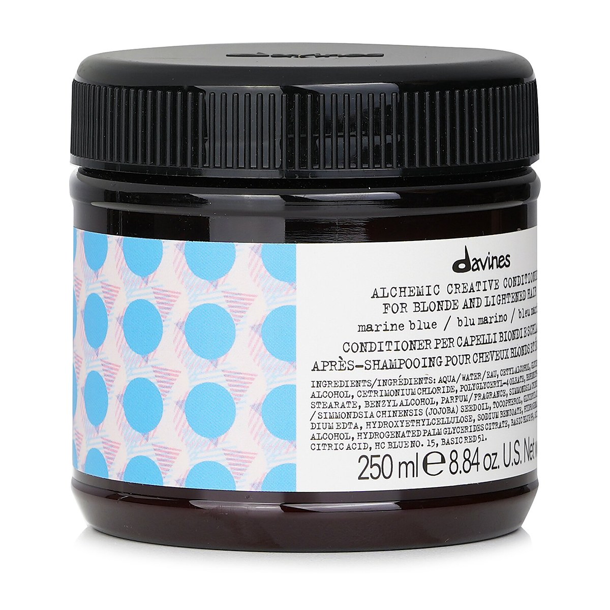 Davines Alchemic Creative Conditioner Marine Blue (For Blonde and Lightened Hair) 250ml/8.84oz