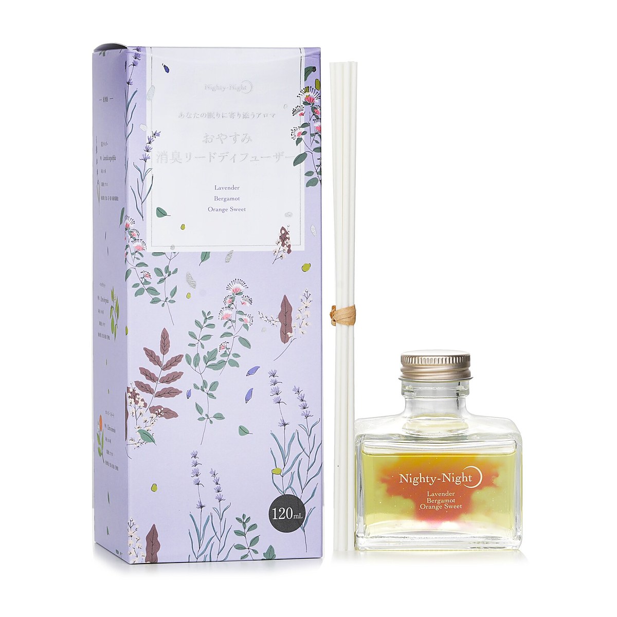 Daily Aroma Japan منشر عطر ليلة هانئة - لافندر، برغموت، برتقال حلو 120ml