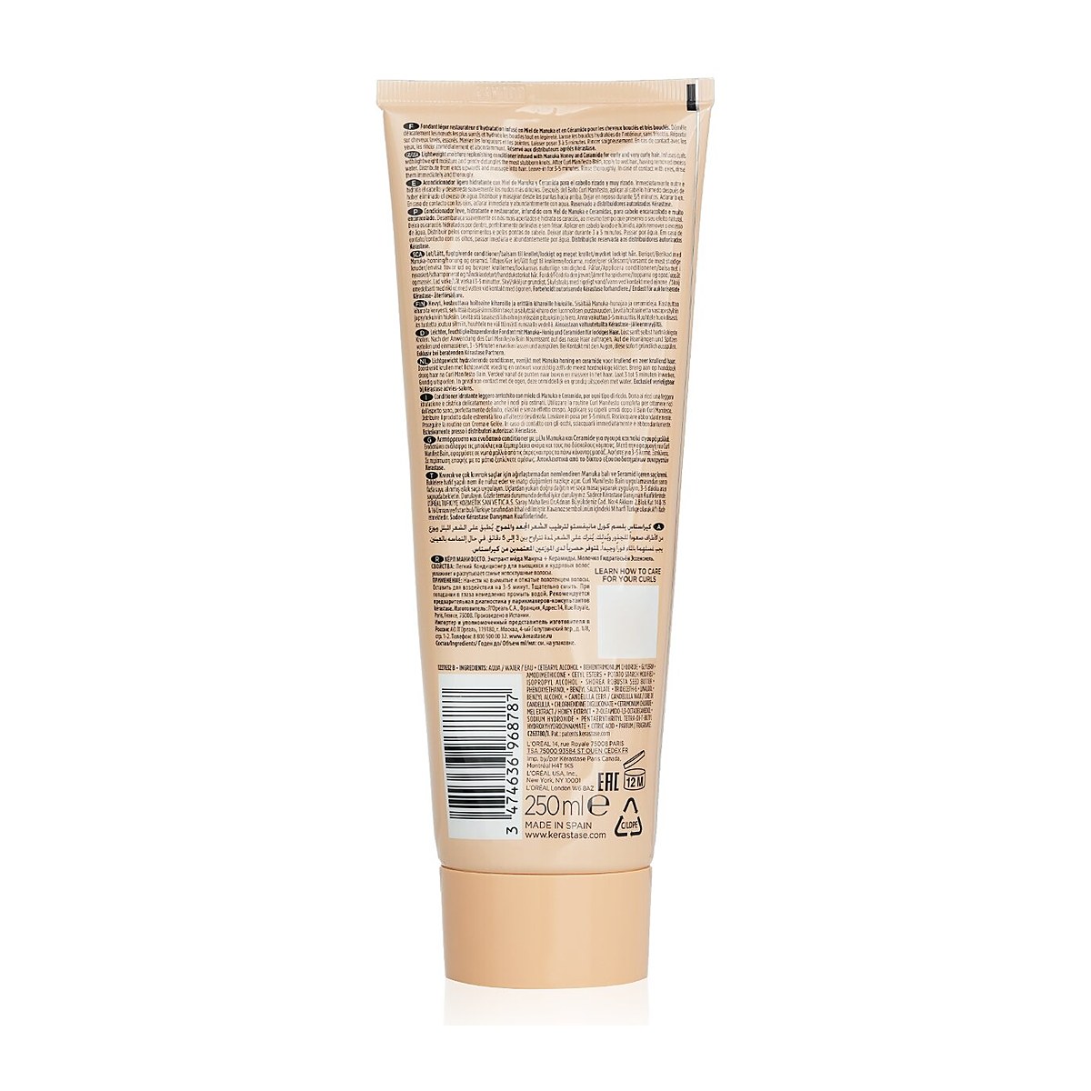 Kerastase Curl Manifesto Fondant Hydratation Essentielle Lightweight Moisture Replenishing Conditioner (For Curly & Very Curly Hair) 250ml/8.5oz