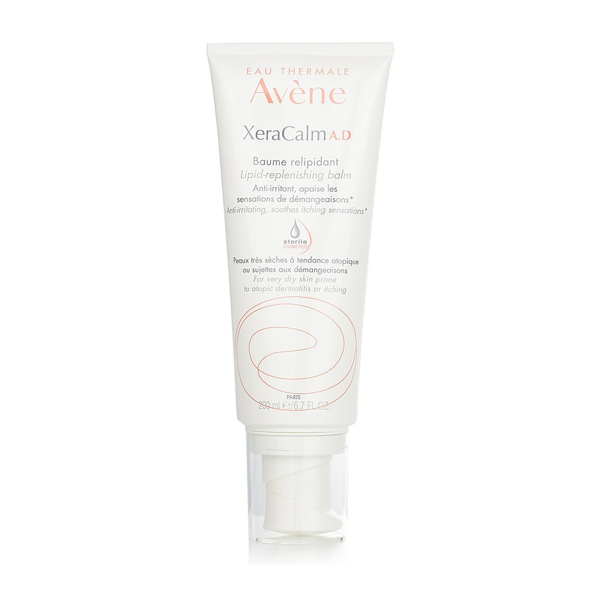 Avene XeraCalm A.D Lipid-Replenishing Balm - For Very Dry Skin Prone to Atopic Dermatitis or Itching(Random Packaging) 200ml/6.76oz