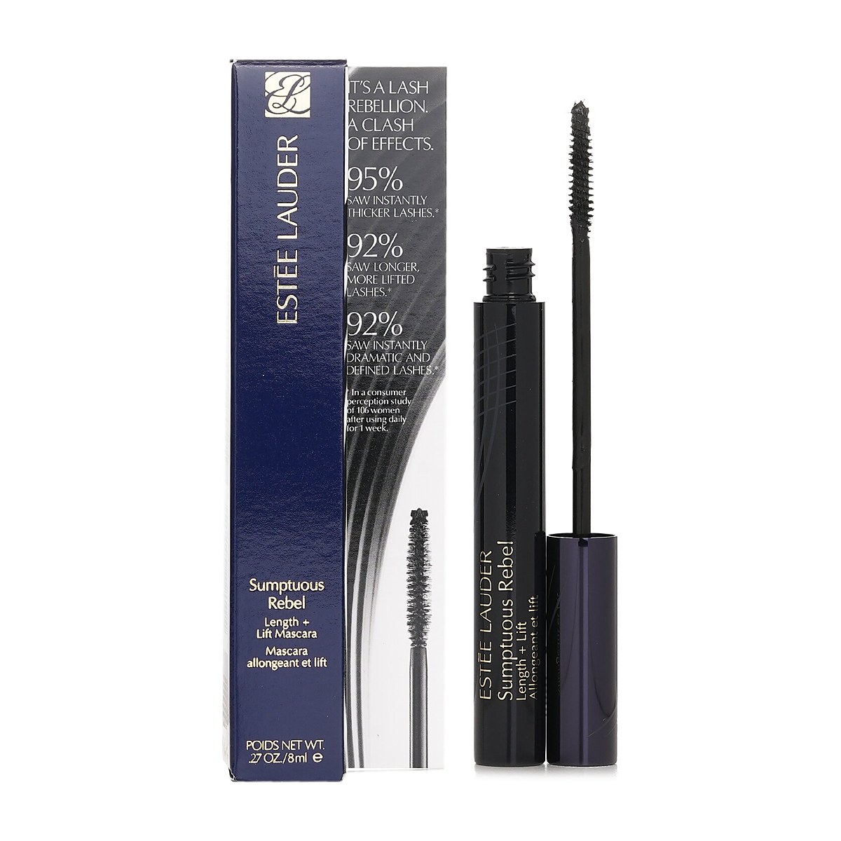 Estee Lauder Sumptuous Rebel Length + Lift Mascara 01 Black 8ml/0.27oz