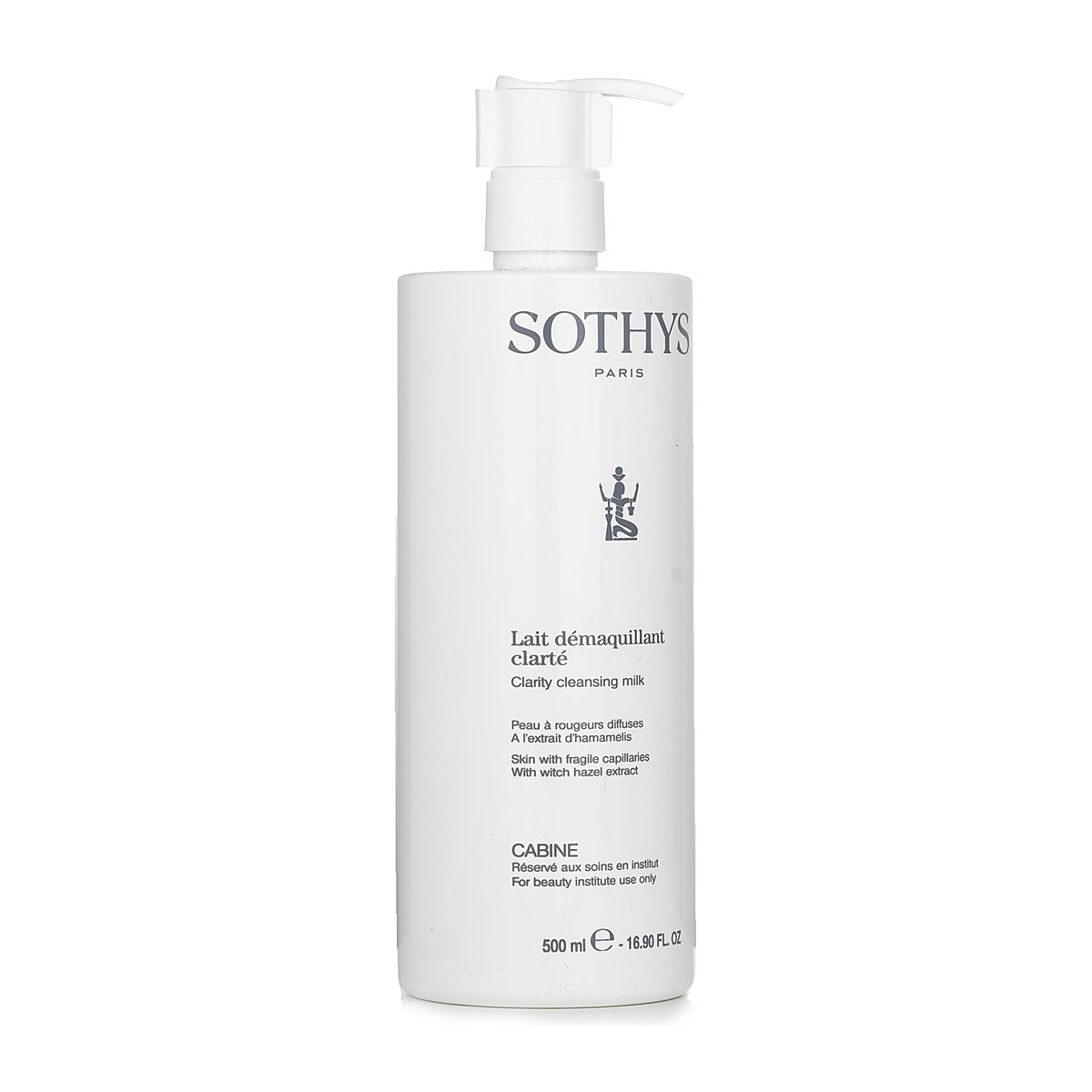 Sothys 净透洁面乳 - 适用于毛细血管脆弱的皮肤，含金缕梅提取物 (美容院装) 500ml/16.9oz