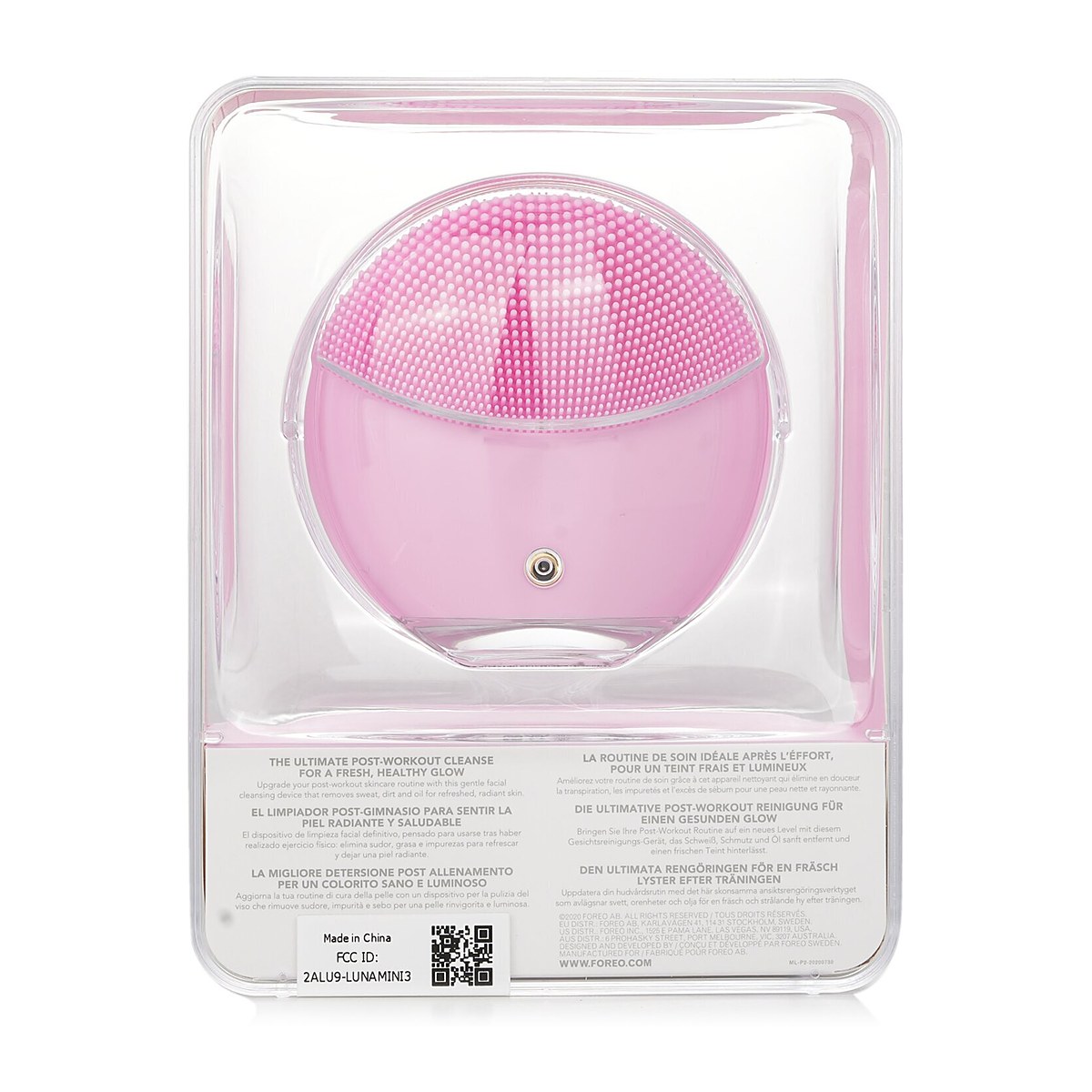 FOREO Luna Mini 3 Smart Facial Cleansing Massager Pearl Pink 1pcs