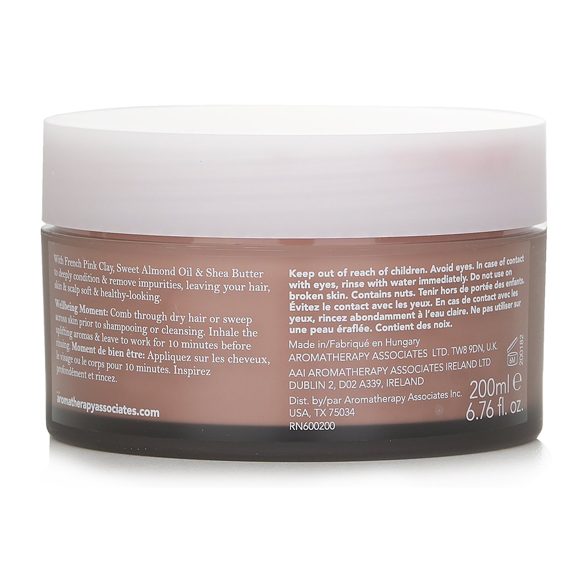 Aromatherapy Associates Rose - Pink Clay Mask (Hair, Face & Body) 200ml/6.76oz