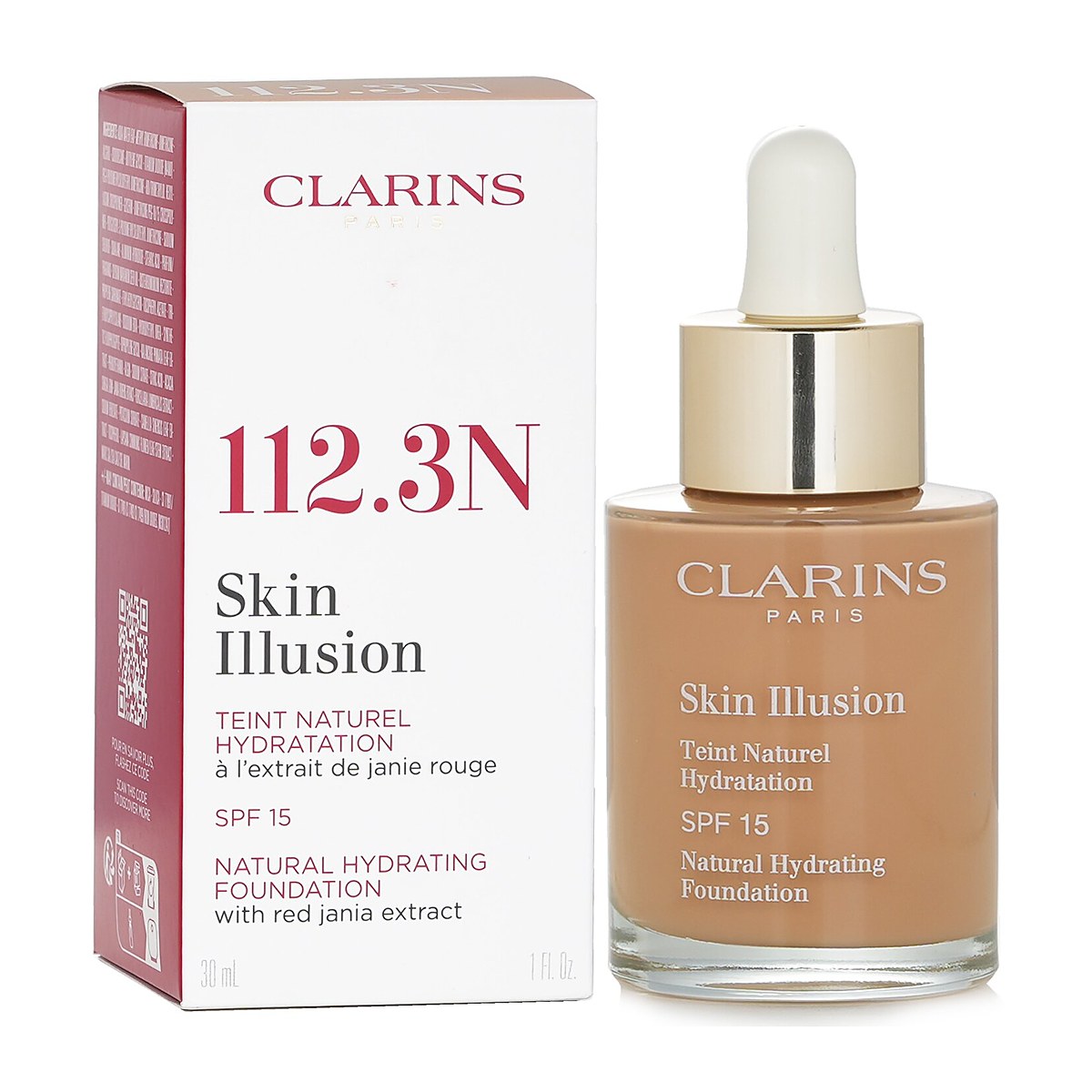 Clarins Skin Illusion Natural Hydrating Foundation SPF 15 #112.3N 112.3N 30ml/1oz