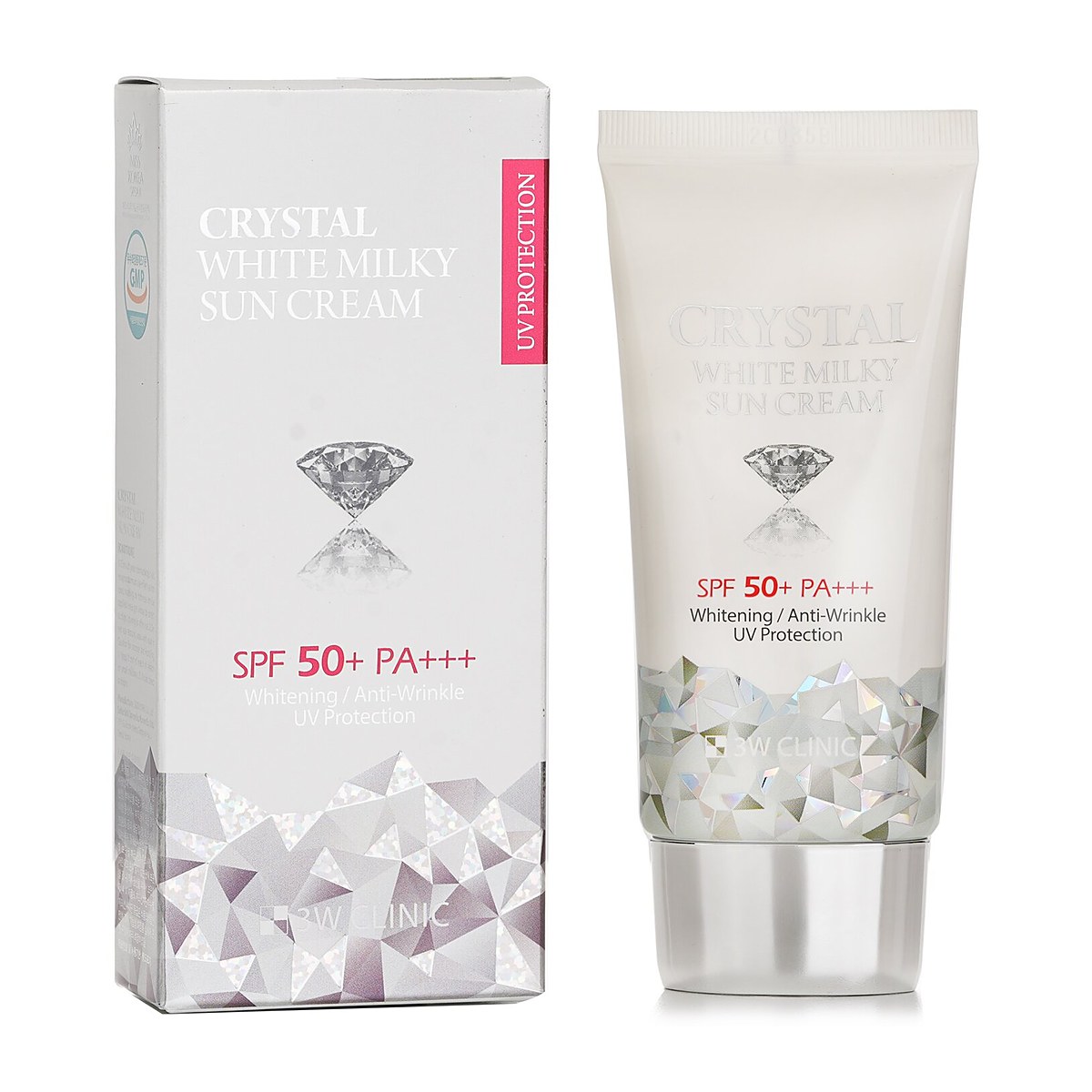 3W Clinic Crystal White Milky Sun Crema SPF 50+/PA+++ 50ml