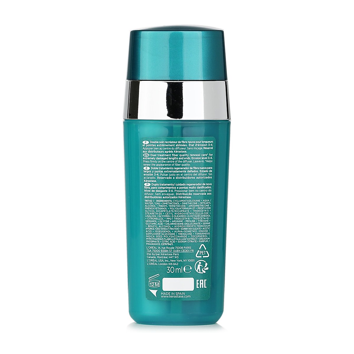 Kerastase Resistance Serum Therapiste Dual Treatment Fiber Quality Renewal Care (Extremely Damaged Lengths and Ends) 30ml/1.01oz