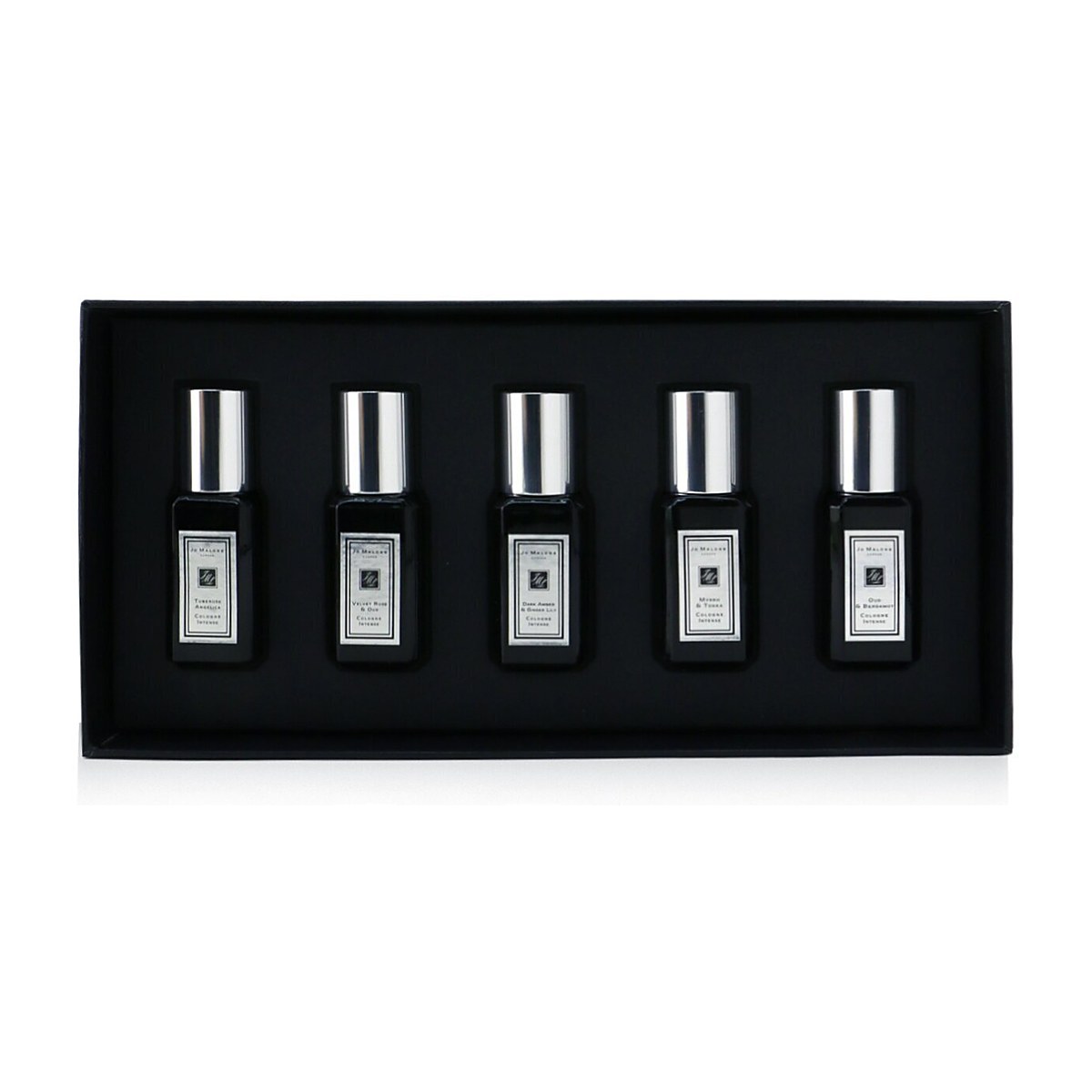 Jo Malone Cologne Intense Collection: Tuberose Angelica, Velvet Rose & Oud, Dark Amber & Ginger Lily, Myrrh & Tonka, Oud & Bergamot 5x9ml/0.3oz