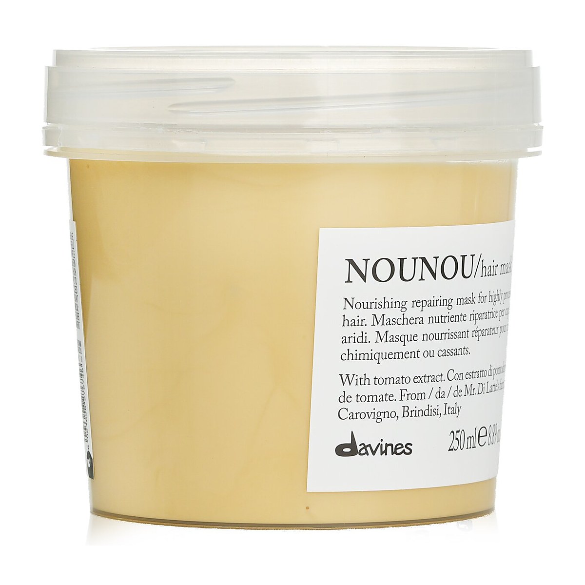 Davines Nounou Hair Mask (For Highly Processed or Brittle Hair) 250ml/8.89oz