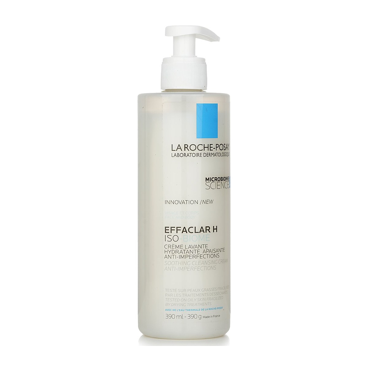 La Roche Posay Effaclar H Iso Biome Soothing Cleansing Cream 390ml