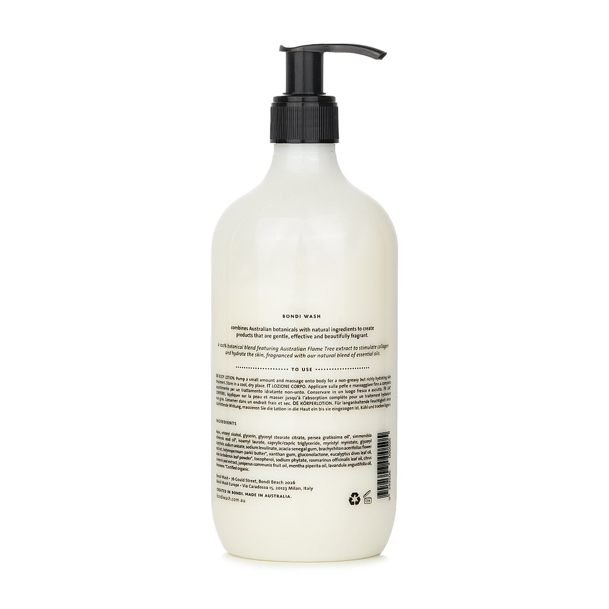 BONDI WASH Kroppslotion (Sydney Peppermynte og Rosmarin) 500ml/16.9oz