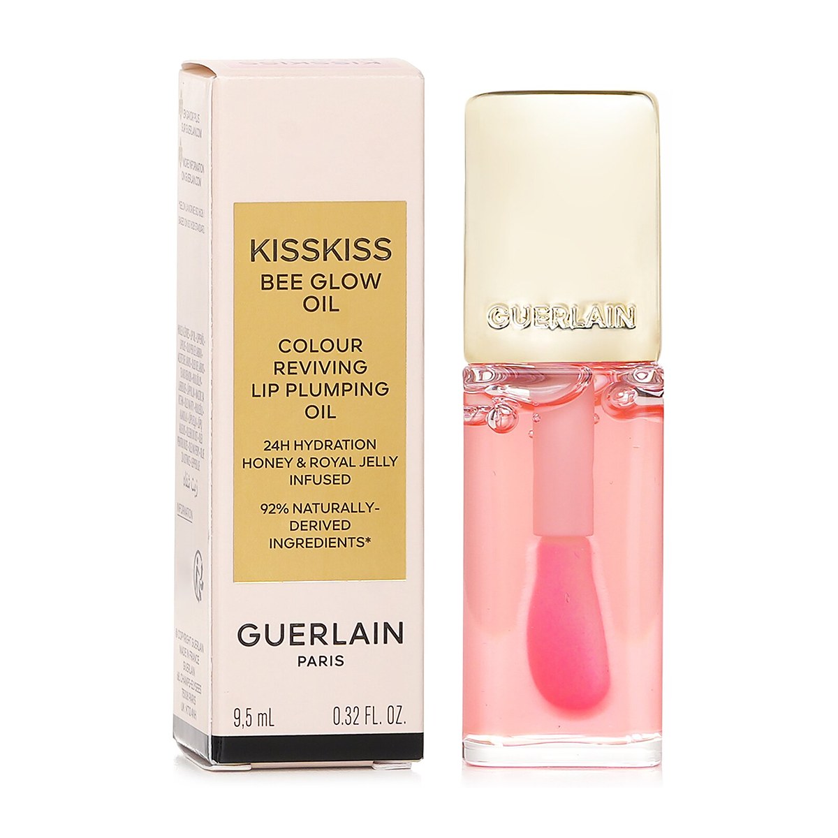 Guerlain 키스키스 비 글로우 오일 컬러 리바이벌 립 플럼핑 오일 258 로즈 글로우 9.5ml/0.32oz