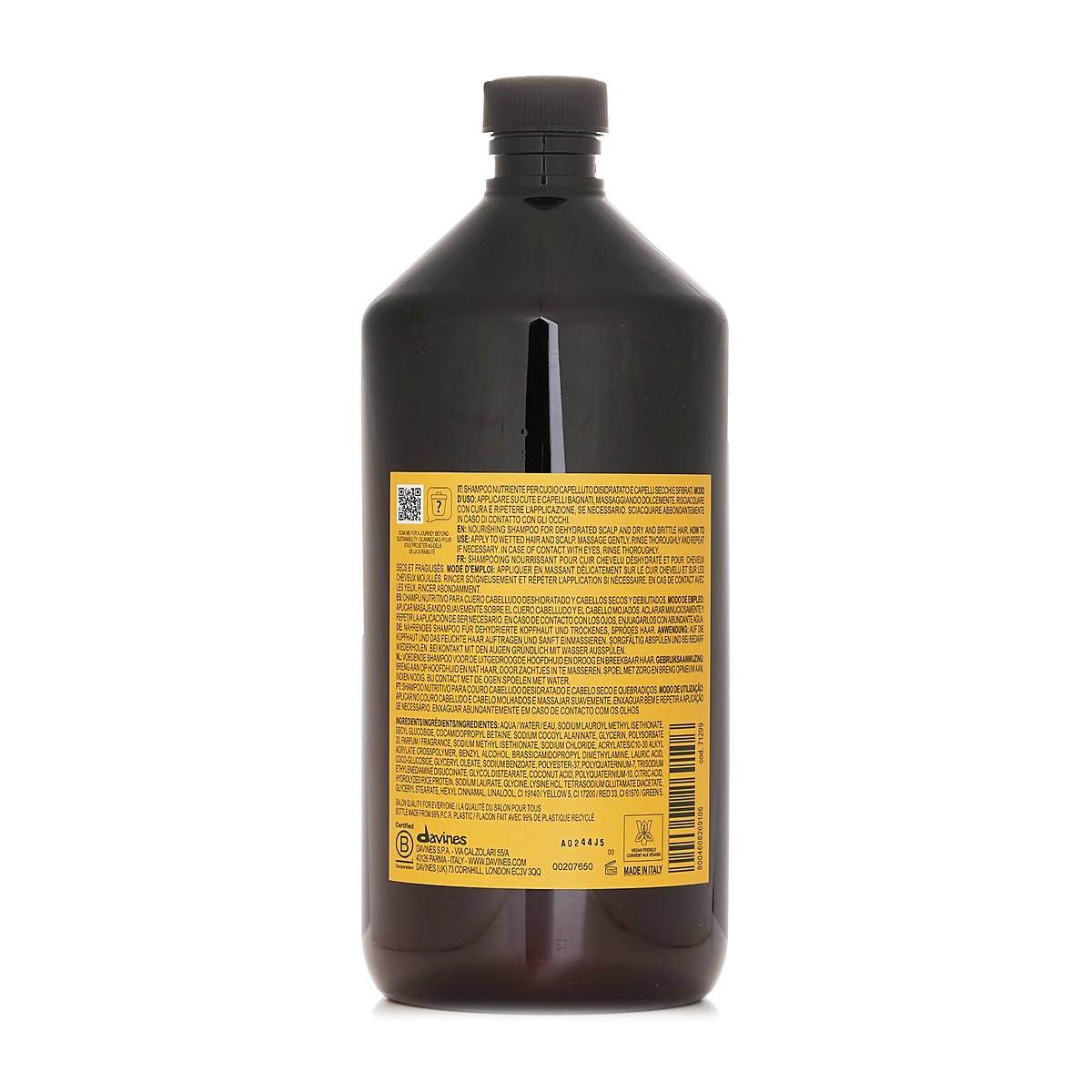 Davines 네추럴 테크 너리싱 샴푸 1000ml/33.81oz