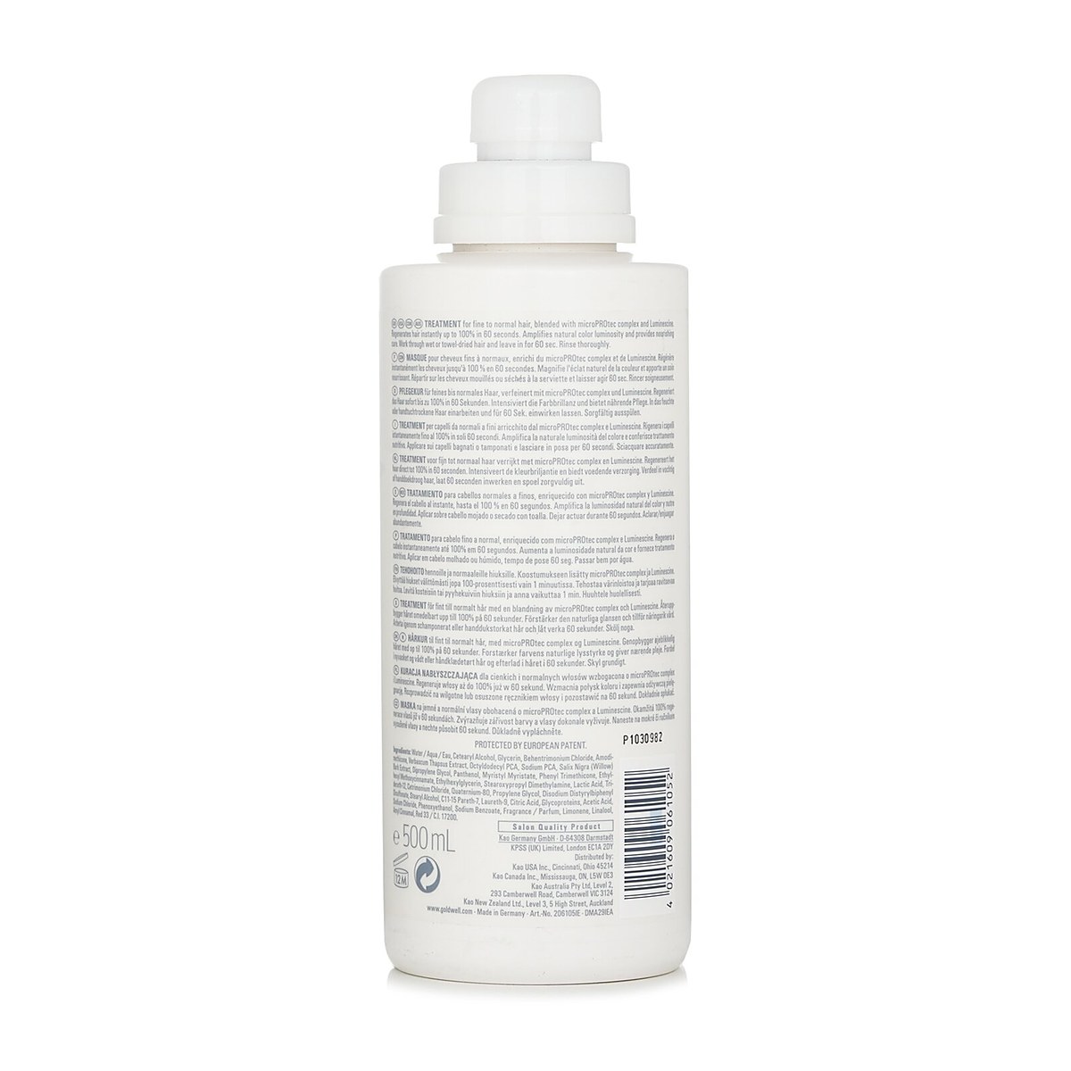 Goldwell Dual Senses Color 60SEC Treatment (Luminosity For Fine to Normal Hair) 500ml/16.9oz