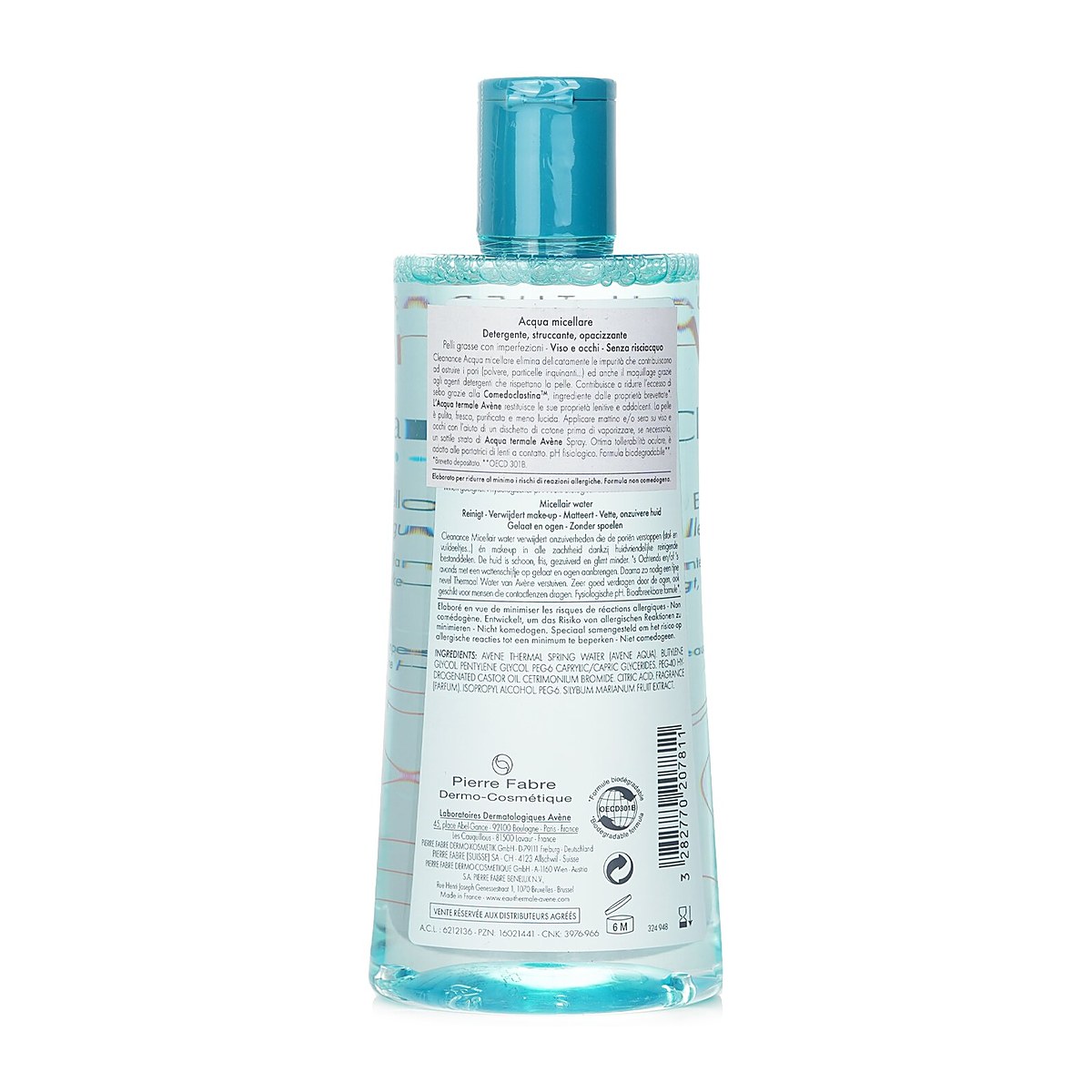 Avene Micel&aacute;rn&iacute; voda Cleanance (na obličej a oči) - pro mastnou pleť se sklonem k skvrn&aacute;m 400ml/13.52oz