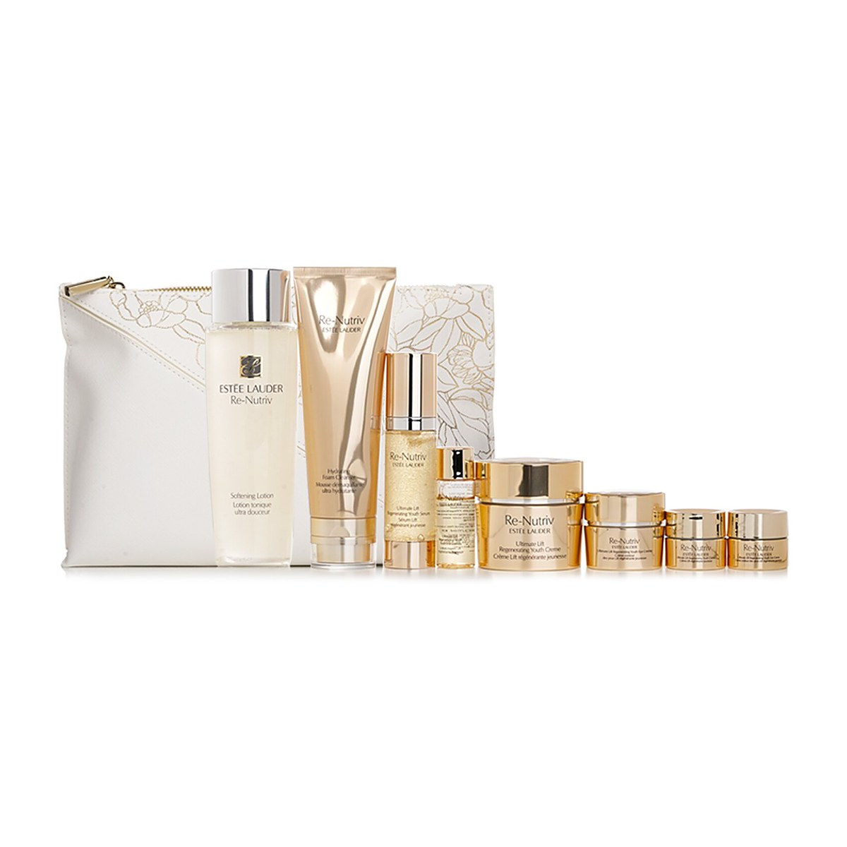 Estee Lauder The Secret Of Infinite Beauty Ultimate Lift Travel Collection: Creme 50ml+Serum 30ml+Eye Creme 15ml+Lotion &Mu;&alpha;&lambda;&alpha;&kappa;&tau;&iota;&kappa;ό 250ml... 8pcs+1bag