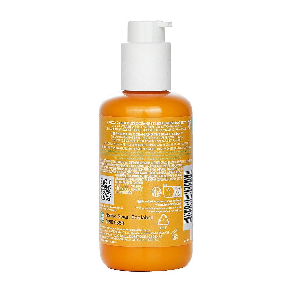 Biotherm Waterlover Melting Sun Milk SPF 50 - Do twarzy i ciała 200ml/6.76oz