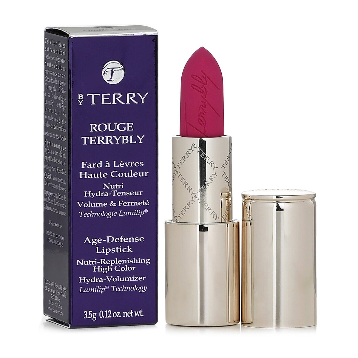 By Terry Rouge Terrybly Age Defense Lipstick 504 Opulent Pink 3.5g/0.12oz
