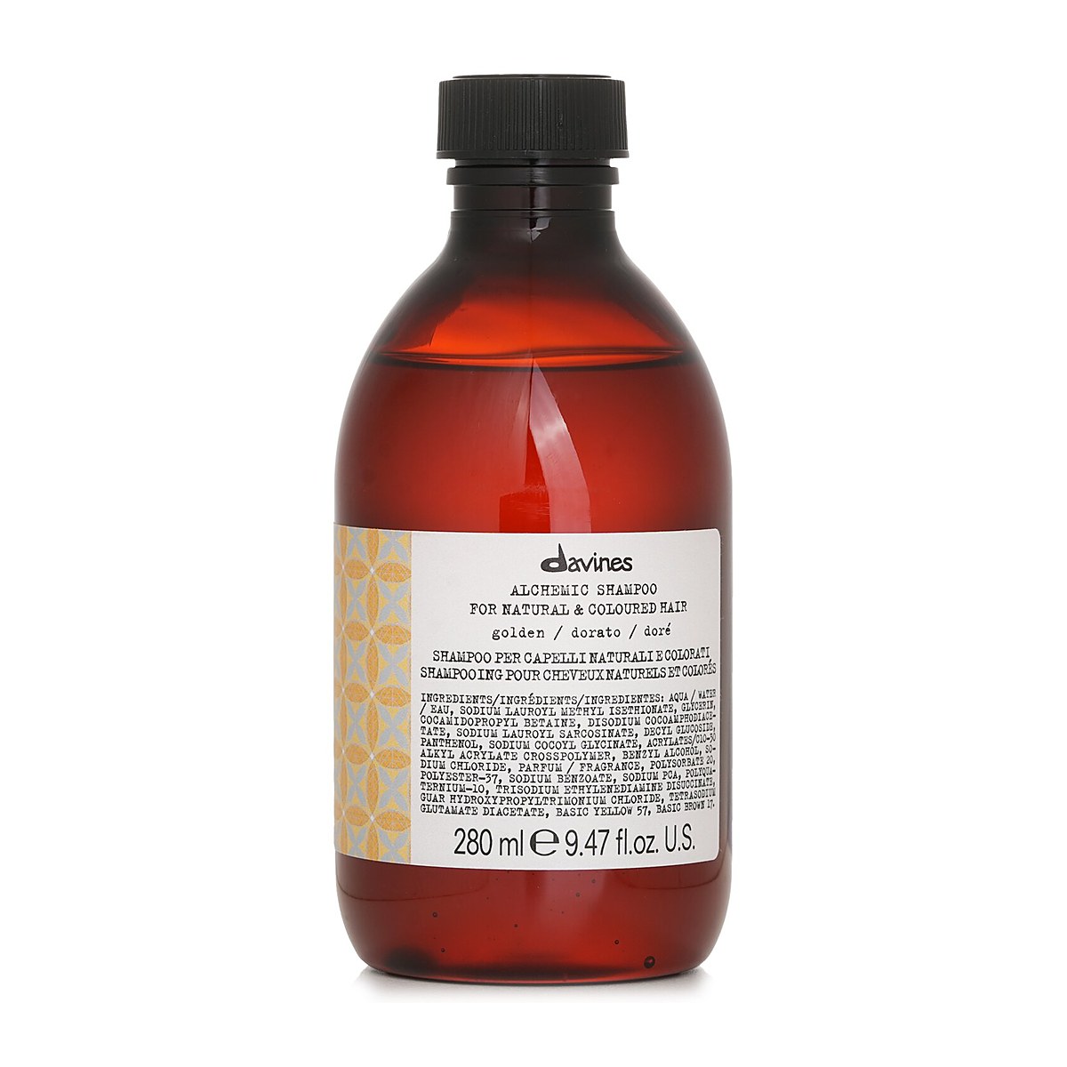 Davines شامبو Alchemic ذهبي (للشعر الطبيعي والمصبوغ) 280ml/9.46oz