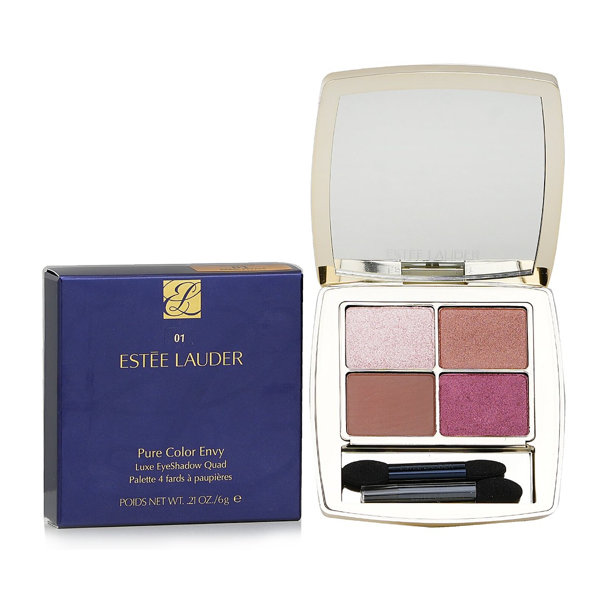 Estee Lauder Pure Color Envy Luxe Eyeshadow Quad 01 Rebel Petals 6g/0.21oz
