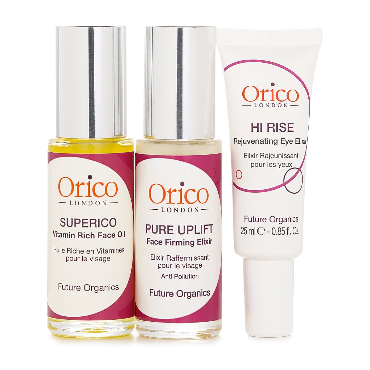 Orico London Age Resist &Tau;&rho;&iota;&pi;&lambda;ό: Έ&lambda;&alpha;&iota;&omicron; &Pi;&rho;&omicron;&sigma;ώ&pi;&omicron;&upsilon; 30ml/1.01oz + &Sigma;&upsilon;&sigma;&phi;&iota;&kappa;&tau;&iota;&kappa;ό &Epsilon;&lambda;&iota;&xi;ί&rho;&iota;&omicron; 30ml/1.01oz + &Epsilon;&lambda;&iota;&xi;ί&rho;&iota;&omicron; &Mu;&alpha;&tau;&iota;ώ&nu; 25ml/0.85oz 3pcs
