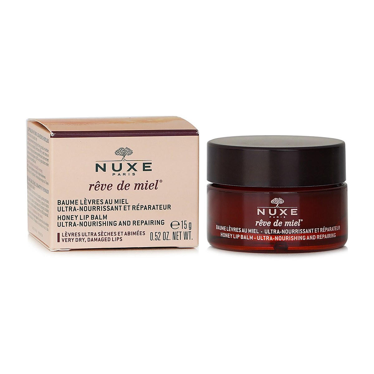 Nuxe Reve De Miel Honey Lip Balm - For Very Dry, Damaged Lips (Packaging Random Pick) 15g/0.52oz