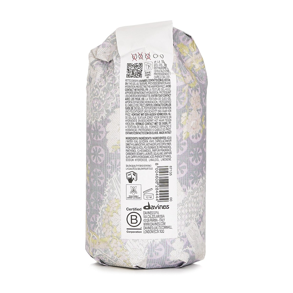Davines More Inside Curl Gel Oil For Extra Curly Hair 250ml