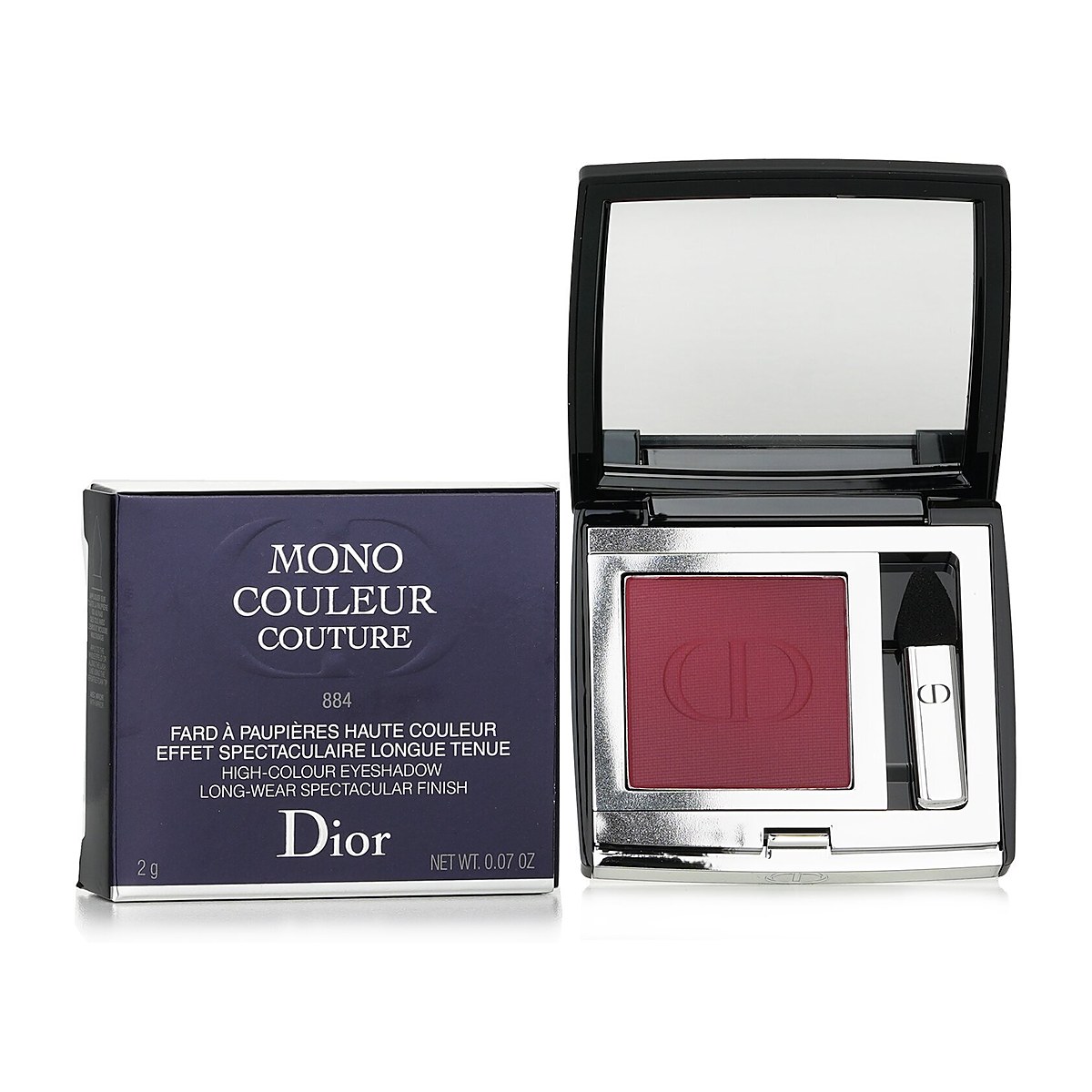 Christian Dior Mono Couleur Couture High Colour Eyeshadow 884 Rouge Trafalgar (Velvet) 2g/0.07oz