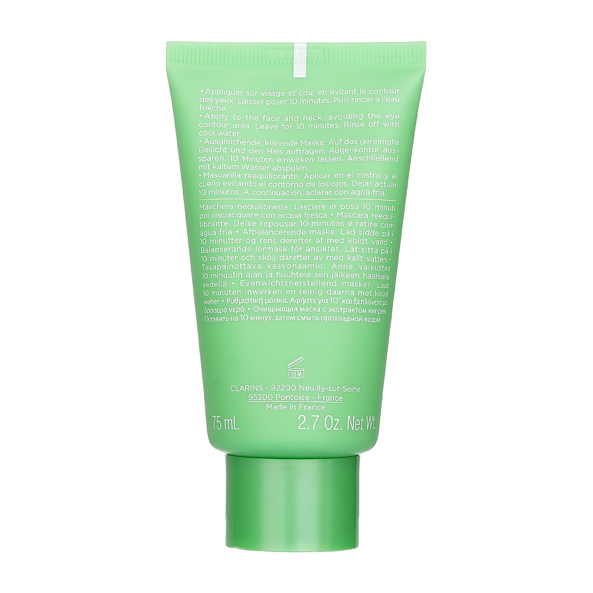 Clarins SOS Pure Rebalancing Clay Mask &ndash; Mutanaamio - Sekaiho / Rasvoittuva Iho 75ml/2.3oz