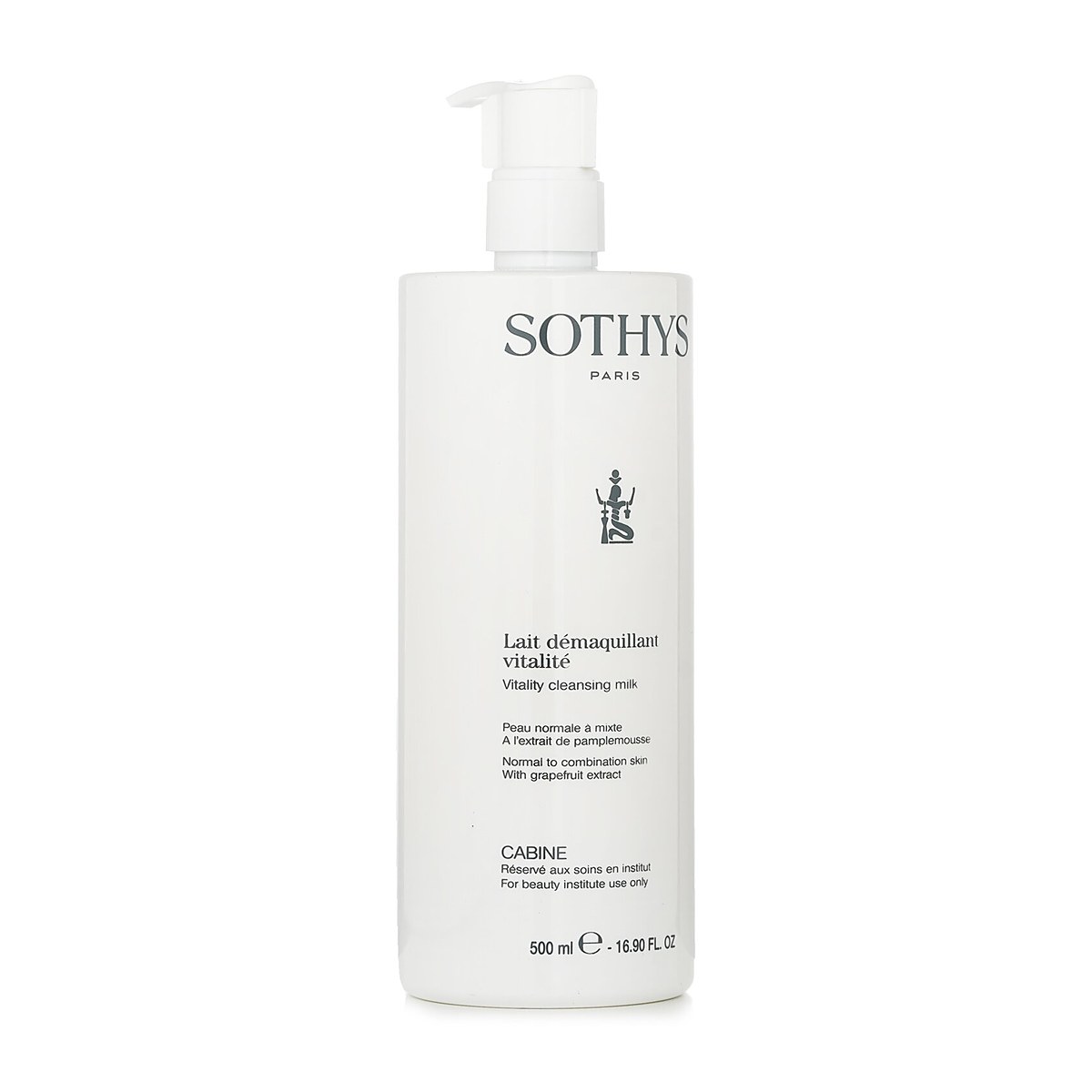 Sothys Čistic&iacute; ml&eacute;ko Vitality &ndash; pro norm&aacute;ln&iacute; až sm&iacute;&scaron;enou pleť, s extraktem z grapefruitu (velikost salonu) 500ml/16.9oz