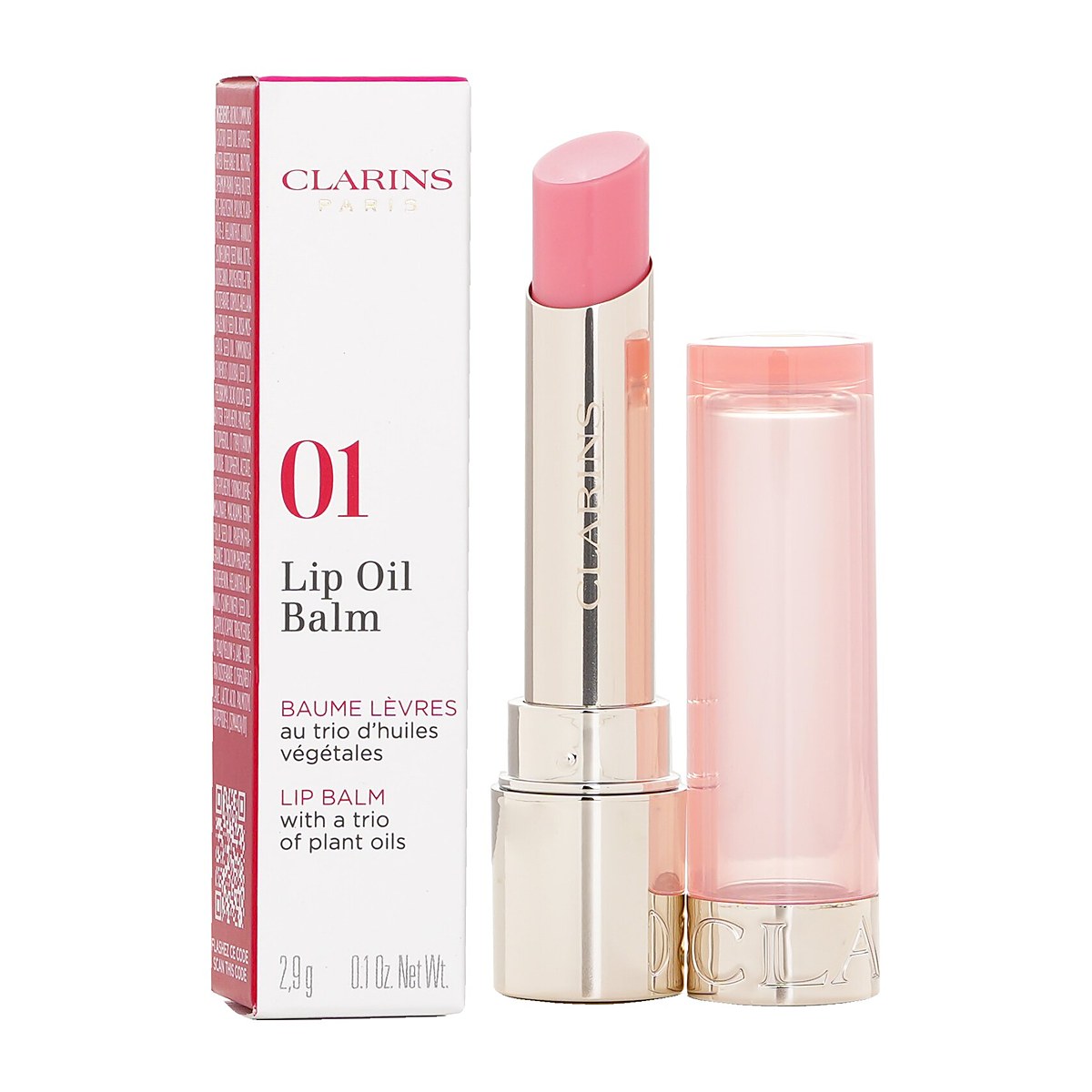 Clarins Lip Oil Balm 01 Pale Pink 2.9g