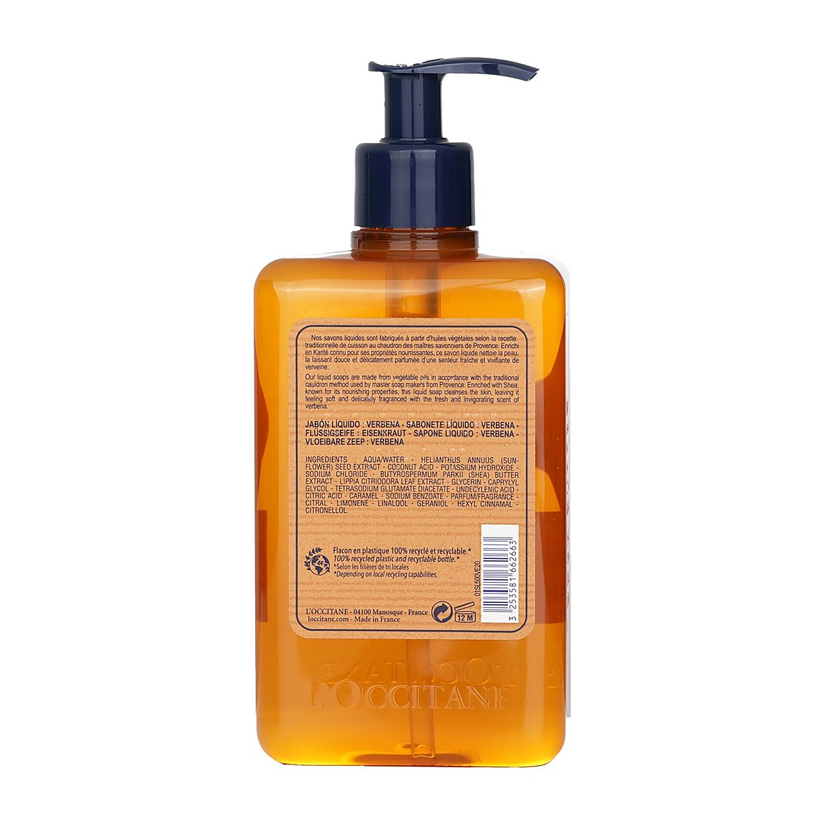 L'Occitane صابون سائل بالخزامى لليدين والجسم 500ml/16.9oz