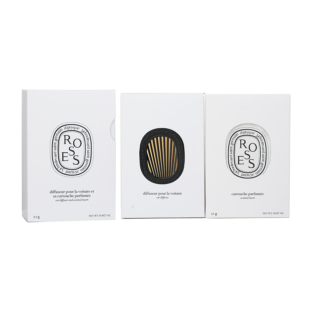 Diptyque Car Diffuser - Roses 2.1g/0.07oz