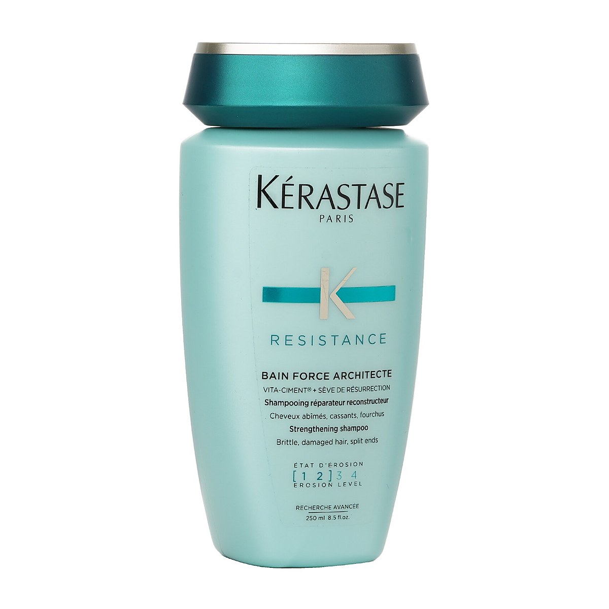 Kerastase แชมพูปรับโครงสร้างผม Resistance Bain Force Architecte Strengthening Shampoo (สำหรับผมแห้ง, ผมเสียมาก, ผมแตกปลาย) 250ml/8.5oz