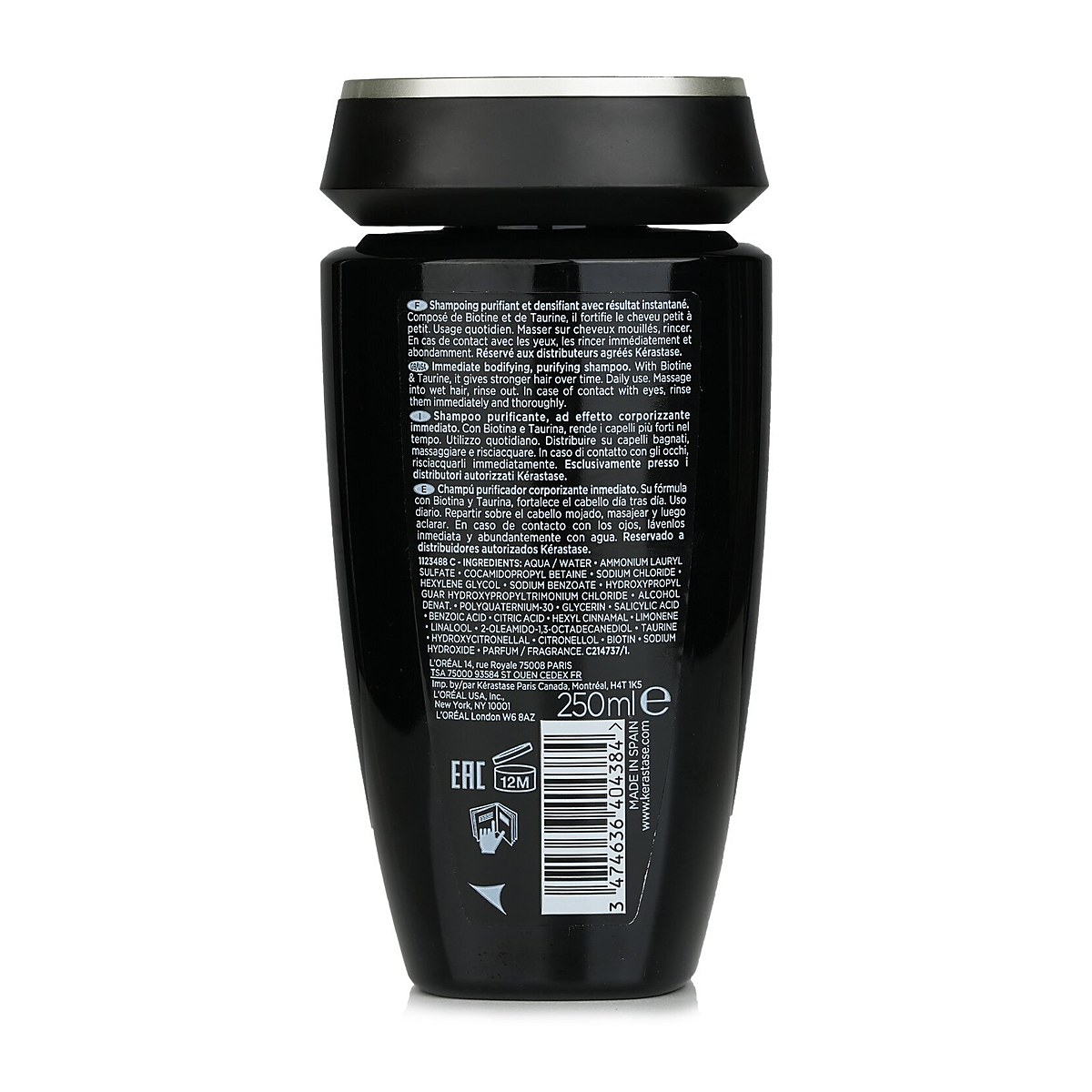 Kerastase Densifique Bain Densite Homme Daily Care Shampoo (Hair Visibly Lacking Density) 250ml/8.5oz