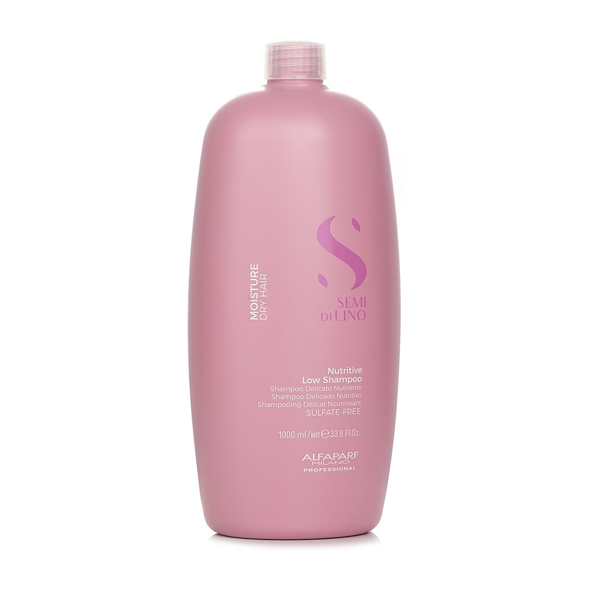 AlfaParf شامبو خفيف مغذٍ Semi Di Lino Moisture (للشعر الجاف) 1000ml/33.8oz