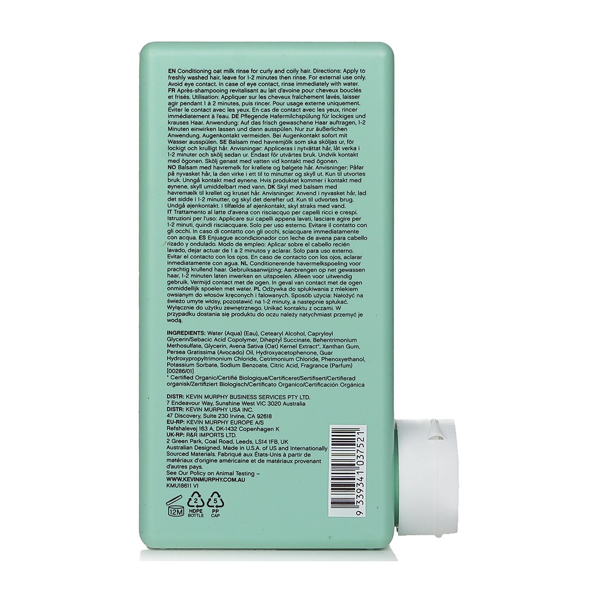 Kevin.Murphy Killer.Curls Rinse (Nourishing Curl Oat Milk Conditioner) 250ml/8.4oz