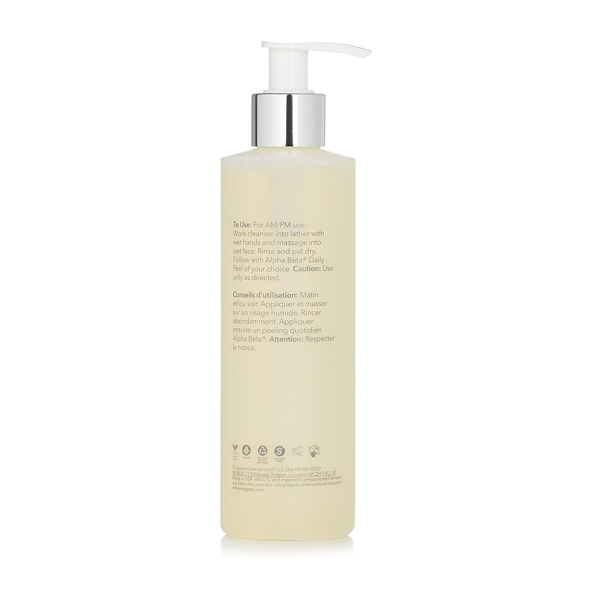 Dr Dennis Gross Alpha Beta&reg; AHA/BHA p&auml;ivitt&auml;inen puhdistusgeeli 225ml/7.5oz
