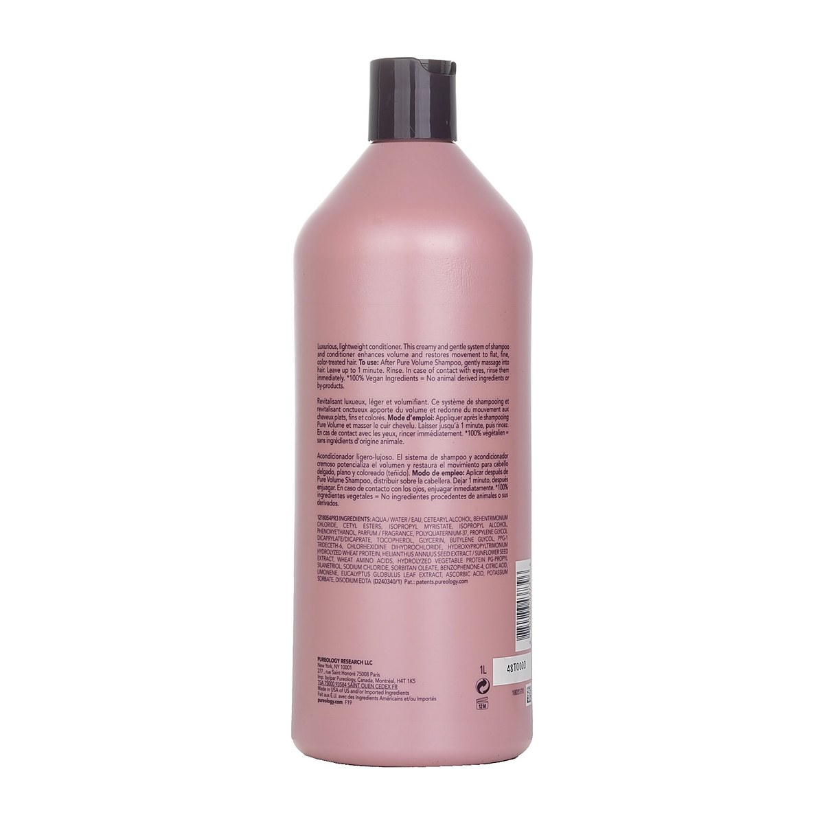 Pureology Conditioner &kappa;&alpha;&theta;&alpha;&rho;&omicron;ύ ό&gamma;&kappa;&omicron;&upsilon; (&gamma;&iota;&alpha; &epsilon;&pi;ί&pi;&epsilon;&delta;&alpha;, &lambda;&epsilon;&pi;&tau;ά, &beta;&alpha;&mu;&mu;έ&nu;&alpha; &mu;&alpha;&lambda;&lambda;&iota;ά) 1000ml/33.8oz